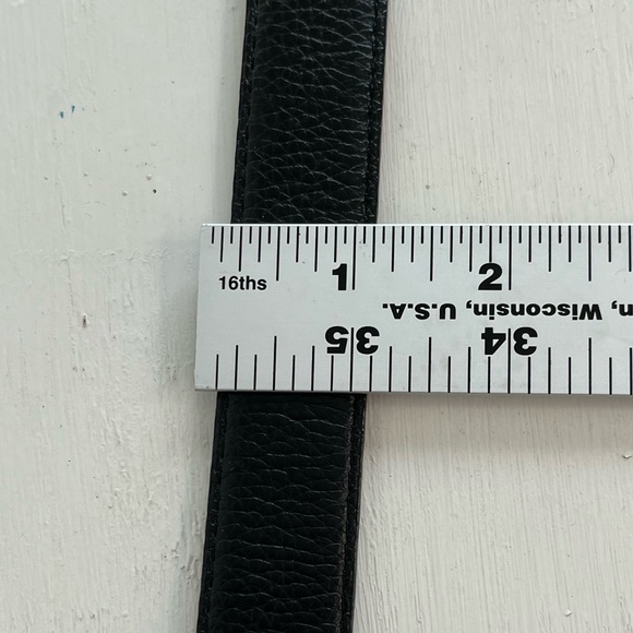 Brighton Red & Black Croc Reversible Belt Silvertone Scrollwork Buckle XL Rodeo - Picture 10 of 11